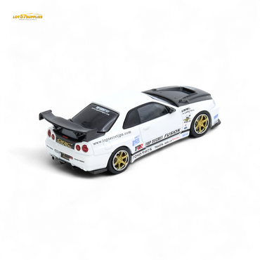 (Pre-Order) Inno64 Top Secret R34 GT-R - White 1:64 (ONLINE ORDER ONLY)