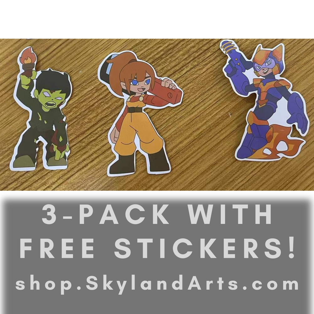 Terraria Wave1B 3-Pin Pack + FREE STICKERS + save on shipping! (ONLINE ORDER ONLY)