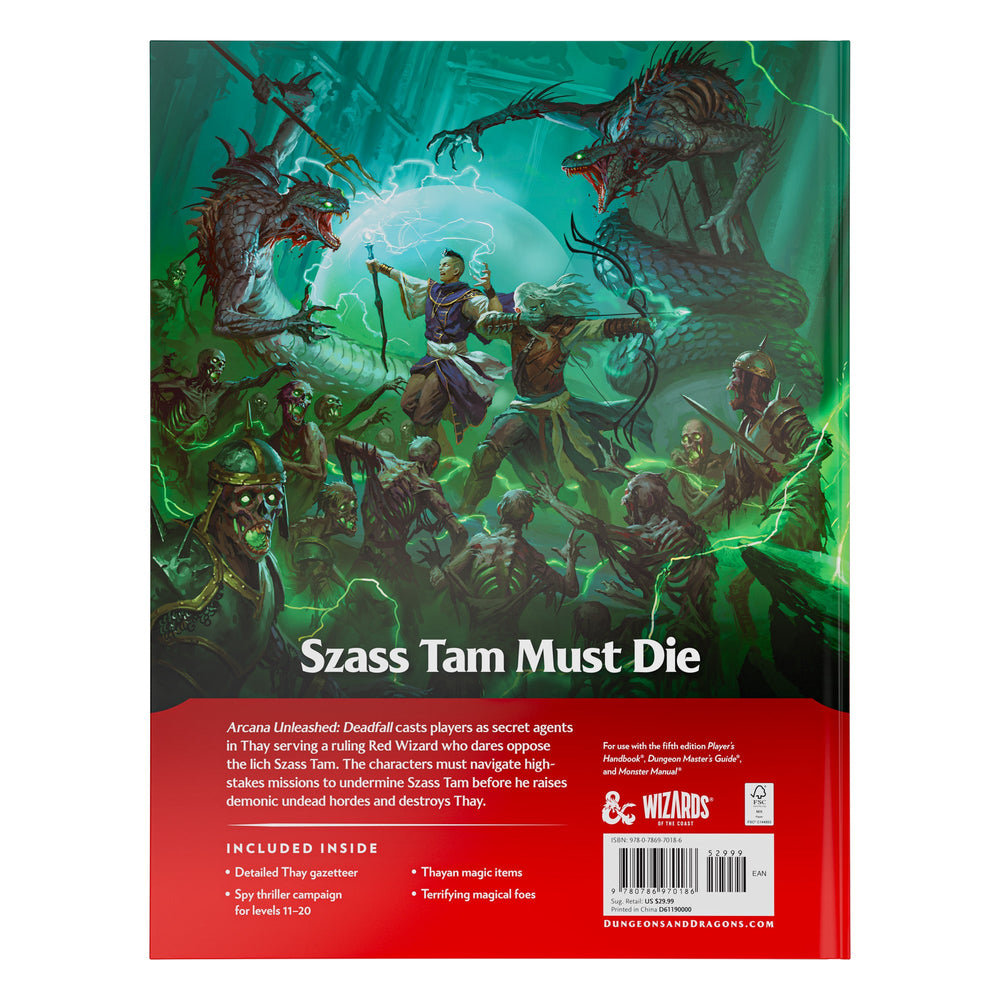D&D: Arcana Unleashed - Deadfall Gameplay Expansion (ONLINE ORDER ONLY)