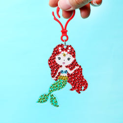 Adorable Keychains Diamond Art Kit – Mermaid (Set of 15) (ONLINE ORDER ONLY)