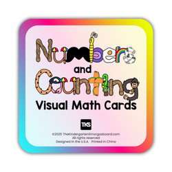 TKS Numbers and Counting Visual Math Cards Set (ONLINE ORDER ONLY)