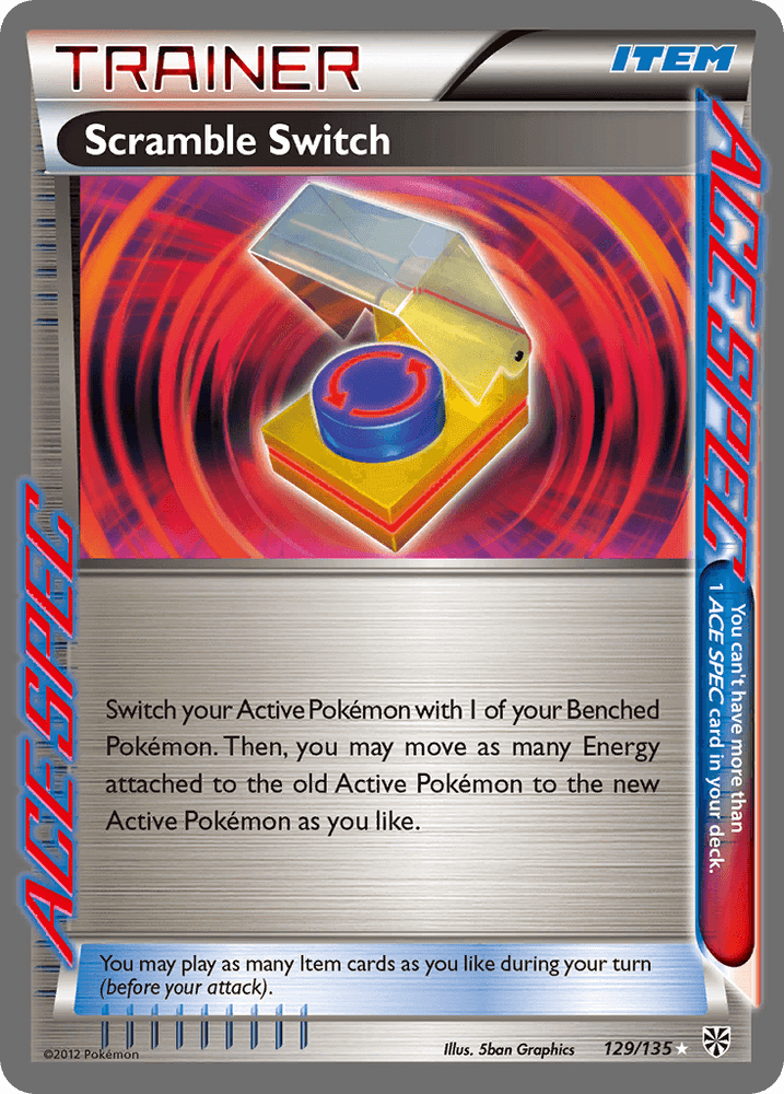 Scramble Switch (129/135) [Black & White: Plasma Storm] (Online Only)