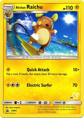 Alolan Raichu (SM65) (Pikachu Stamp #56) [Battle Academy 2020] (Online Only)