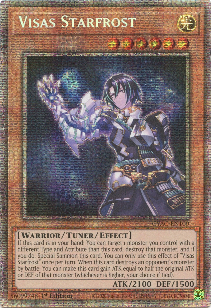 Visas Starfrost [CYAC-EN100] Starlight Rare (ONLINE ORDER ONLY)