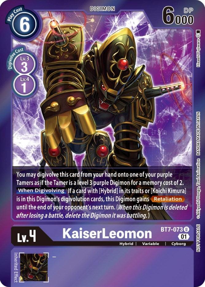 KaiserLeomon [BT7-073] (Event Pack 3) [Next Adventure Promos] (ONLINE ORDER ONLY)