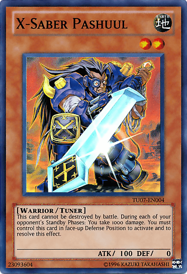 X-Saber Pashuul [TU07-EN004] Super Rare (ONLINE ORDER ONLY)