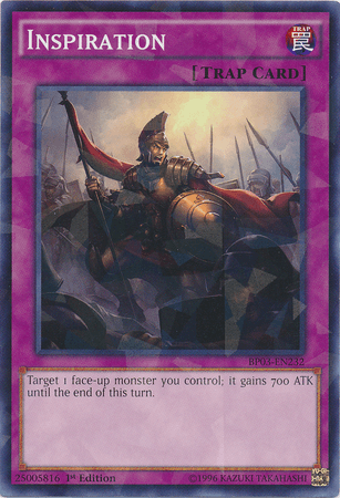 Inspiration [BP03-EN232] Shatterfoil Rare (ONLINE ORDER ONLY)