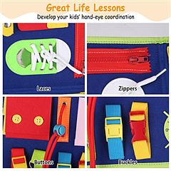 Kids Busy Board Sensory Activity Board (ONLINE ORDER ONLY)