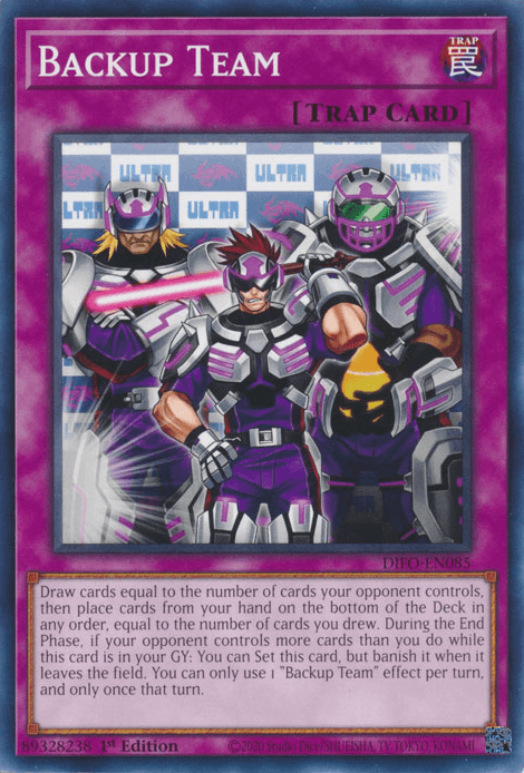 Backup Team [DIFO-EN085] Common (ONLINE ORDER ONLY)