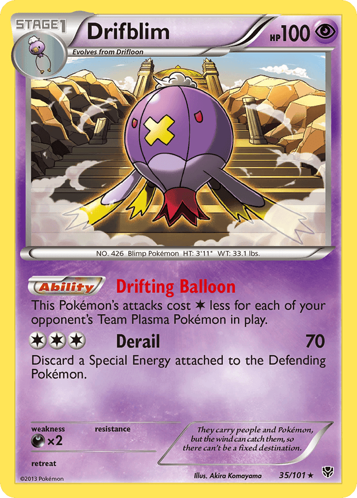 Drifblim (35/101) [Black & White: Plasma Blast] (Online Only)