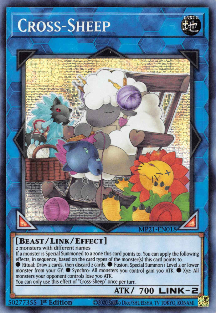 Cross-Sheep [MP21-EN018] Prismatic Secret Rare (ONLINE ORDER ONLY)