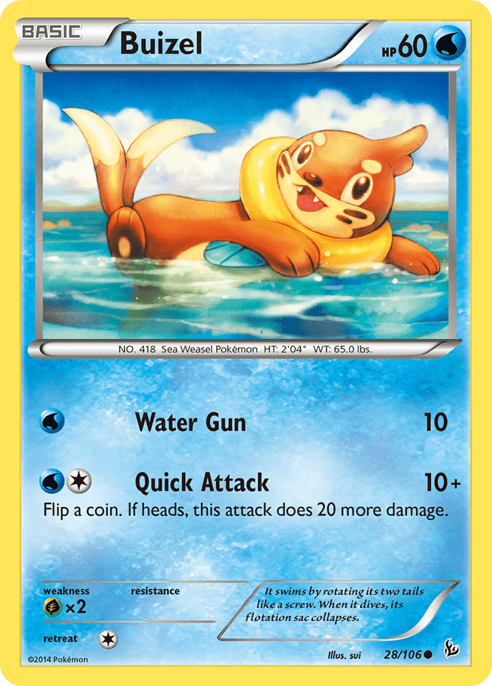 Buizel (28/106) [XY: Flashfire] (Online Only)