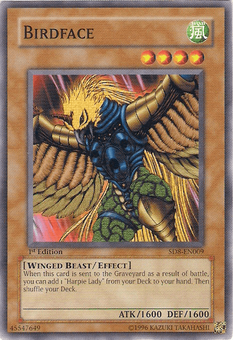 Birdface [SD8-EN009] Common (ONLINE ORDER ONLY)