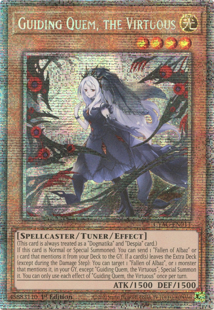 Guiding Quem, the Virtuous [CYAC-EN011] Starlight Rare (ONLINE ORDER ONLY)