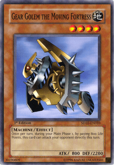 Gear Golem the Moving Fortress [SD10-EN010] Common (ONLINE ORDER ONLY)