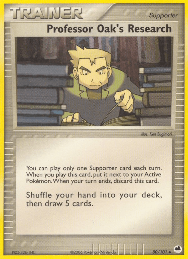 Professor Oak's Research (80/101) [EX: Dragon Frontiers] (Online Only)