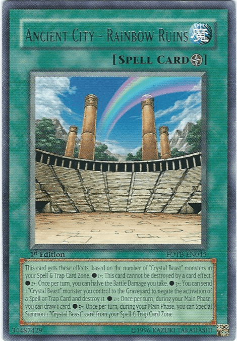 Ancient City - Rainbow Ruins [FOTB-EN045] Rare (ONLINE ORDER ONLY)