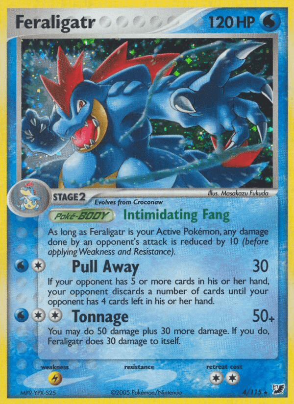 Feraligatr (4/115) [EX: Unseen Forces] (Online Only)