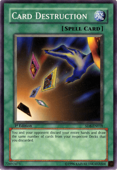Card Destruction [SD8-EN018] Common (ONLINE ORDER ONLY)