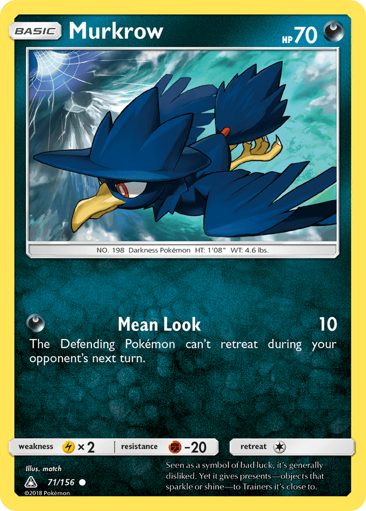 Murkrow (71/156) [Sun & Moon: Ultra Prism] (Online Only)