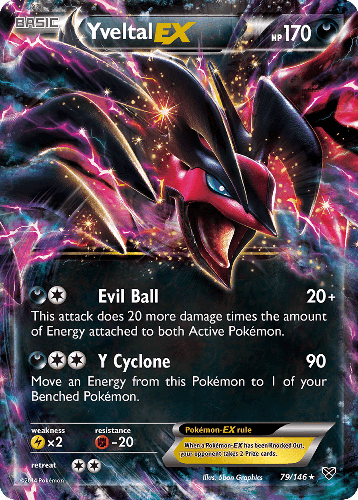 Yveltal EX (79/146) [XY: Base Set] (Online Only)