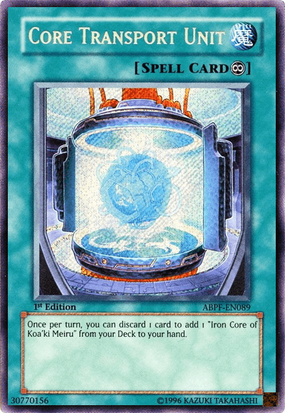 Core Transport Unit [ABPF-EN089] Secret Rare (ONLINE ORDER ONLY)