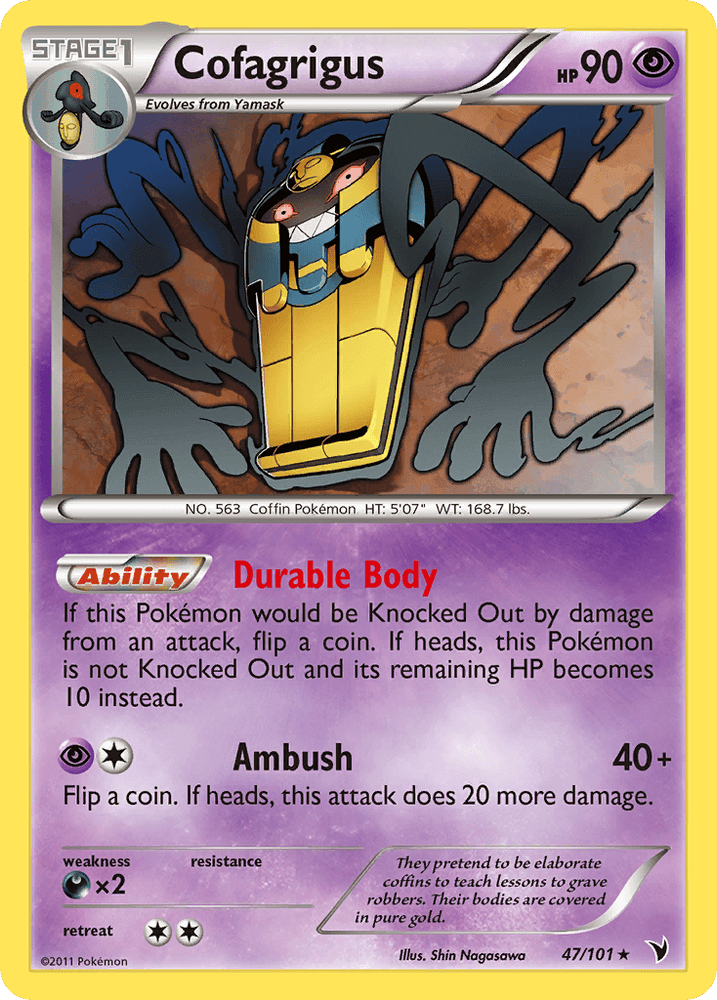 Cofagrigus (47/101) [Black & White: Noble Victories] (Online Only)