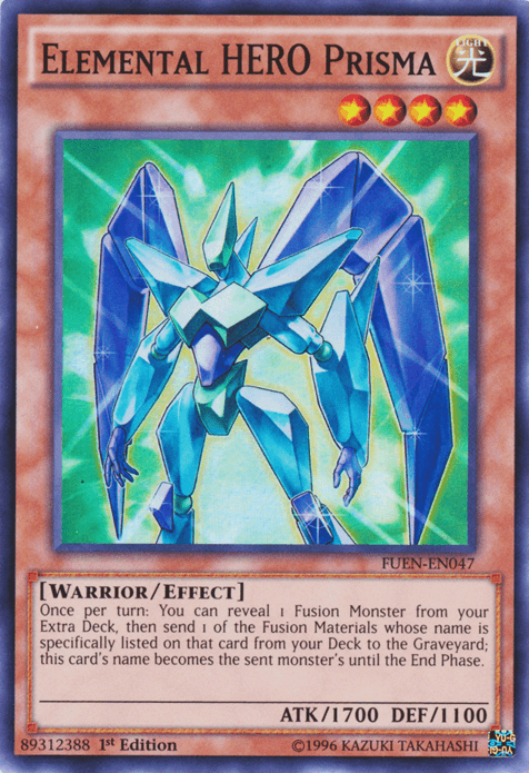 Elemental HERO Prisma [FUEN-EN047] Super Rare (ONLINE ORDER ONLY)