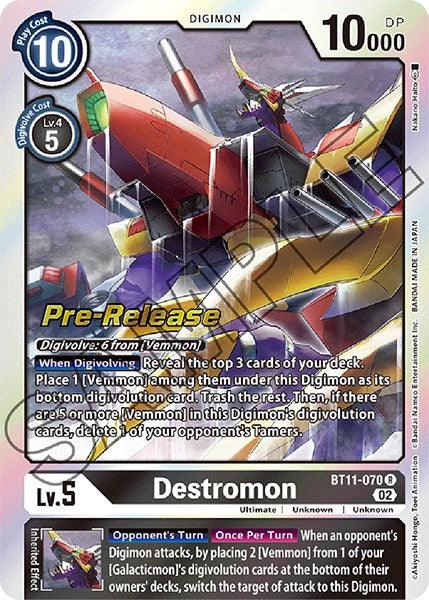 Destromon [BT11-070] [Dimensional Phase Pre-Release Promos] (ONLINE ORDER ONLY)