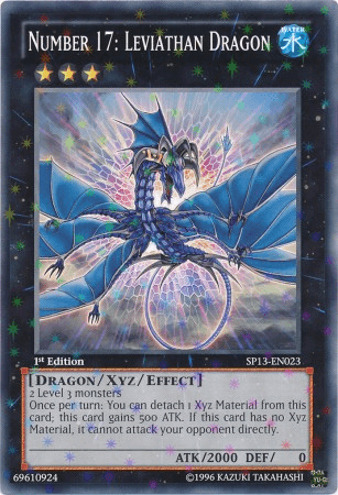 Number 17: Leviathan Dragon [SP13-EN023] Starfoil Rare (ONLINE ORDER ONLY)