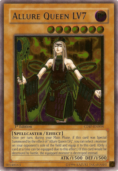 Allure Queen LV7 [CDIP-EN008] Ultimate Rare (ONLINE ORDER ONLY)