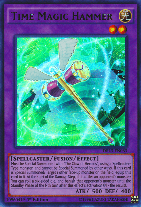 Time Magic Hammer [DRL3-EN063] Ultra Rare (ONLINE ORDER ONLY)