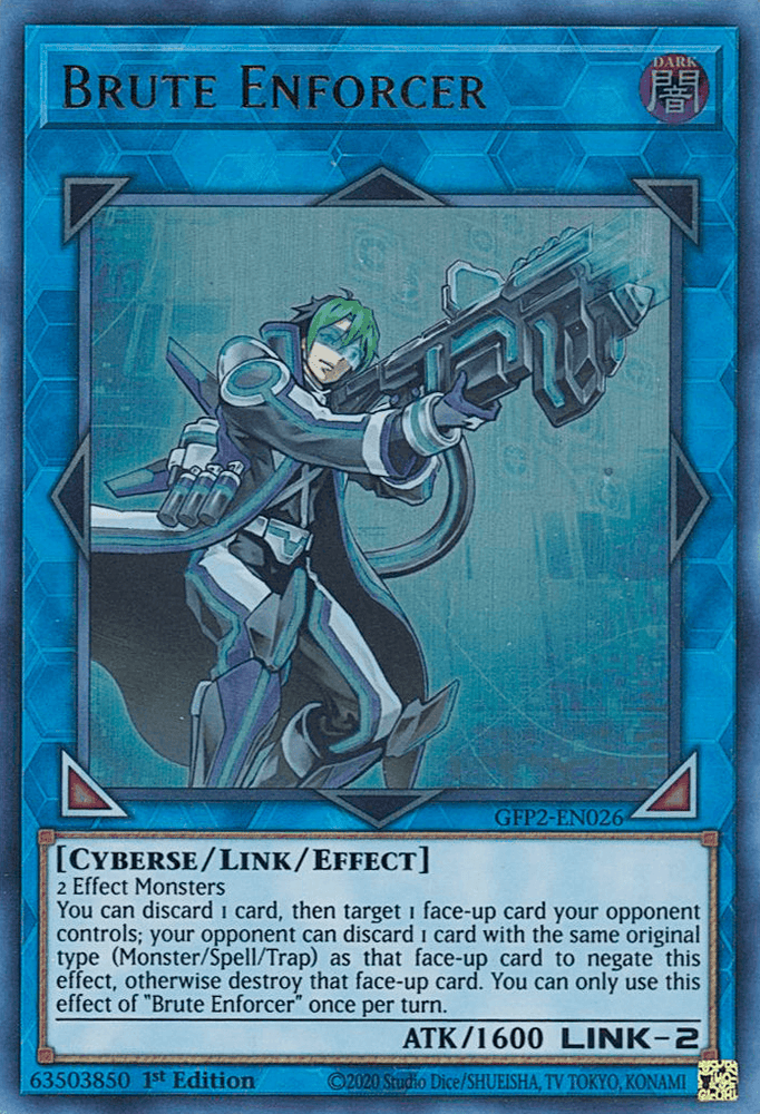 Brute Enforcer [GFP2-EN026] Ultra Rare (ONLINE ORDER ONLY)