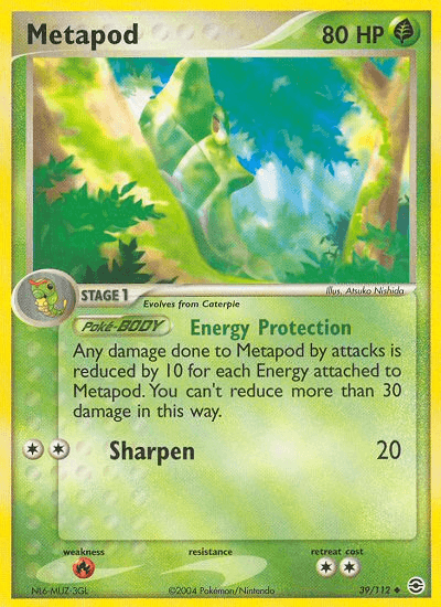 Metapod (39/112) [EX: FireRed & LeafGreen] (Online Only)