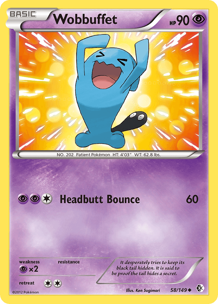 Wobbuffet (58/149) [Black & White: Boundaries Crossed] (Online Only)