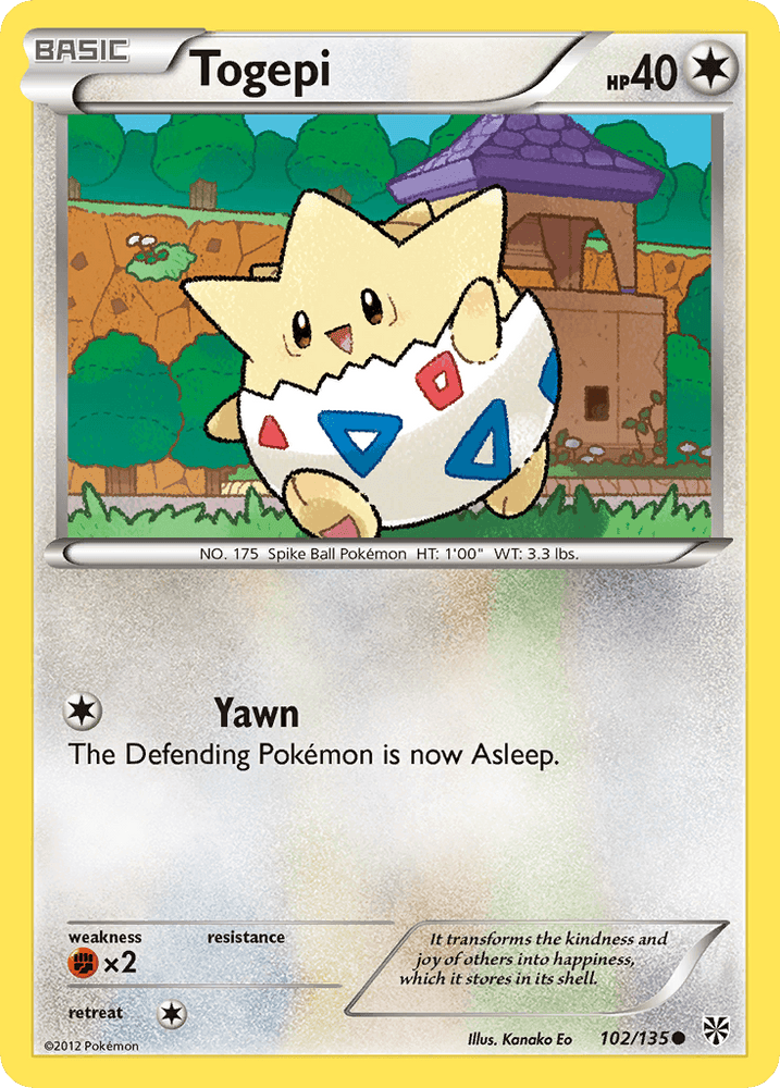 Togepi (102/135) [Black & White: Plasma Storm] (Online Only)