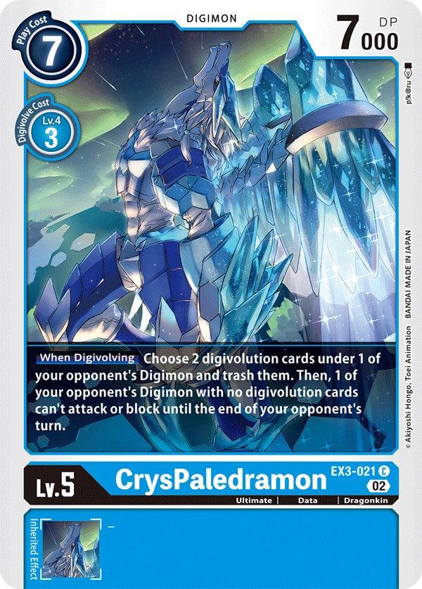 CrysPaledramon [EX3-021] [Draconic Roar] (ONLINE ORDER ONLY)