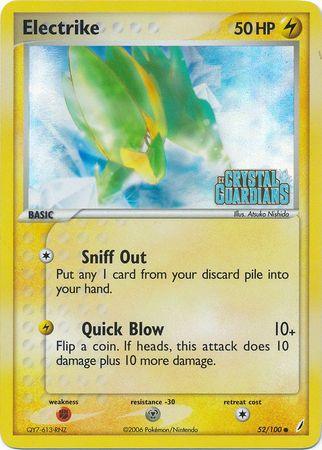 Electrike (52/100) (Stamped) [EX: Crystal Guardians] (Online Only)