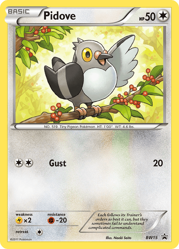 Pidove (BW15) [Black & White: Black Star Promos] (Online Only)