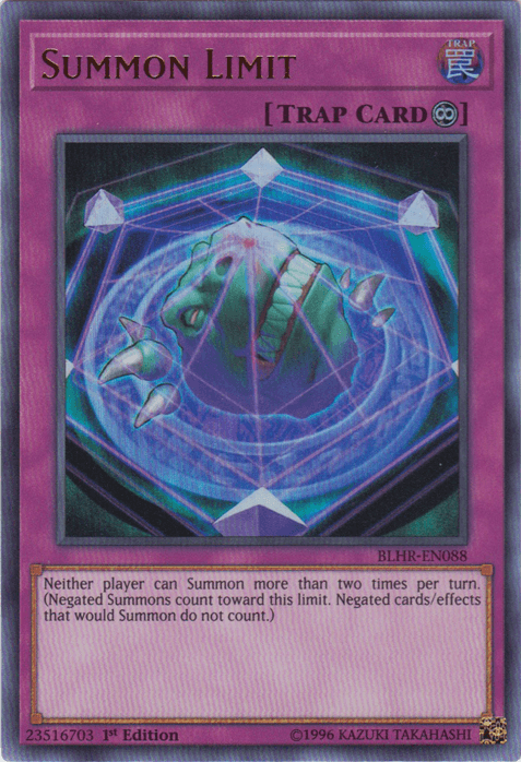 Summon Limit [BLHR-EN088] Ultra Rare (ONLINE ORDER ONLY)