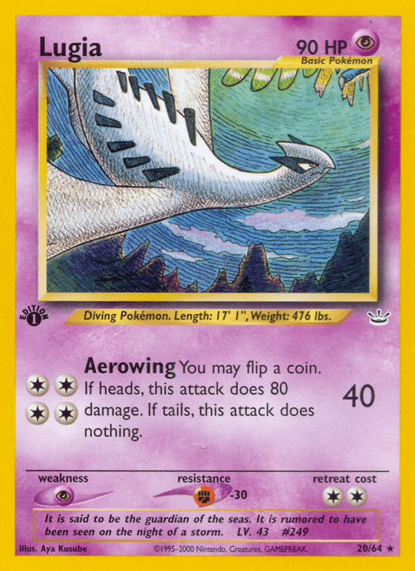 Lugia (20/64) [Neo Revelation 1st Edition] (Online Only)