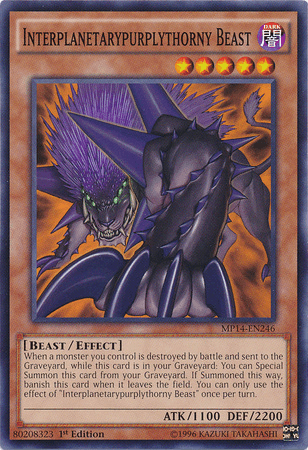 Interplanetarypurplythorny Beast [MP14-EN246] Common (ONLINE ORDER ONLY)