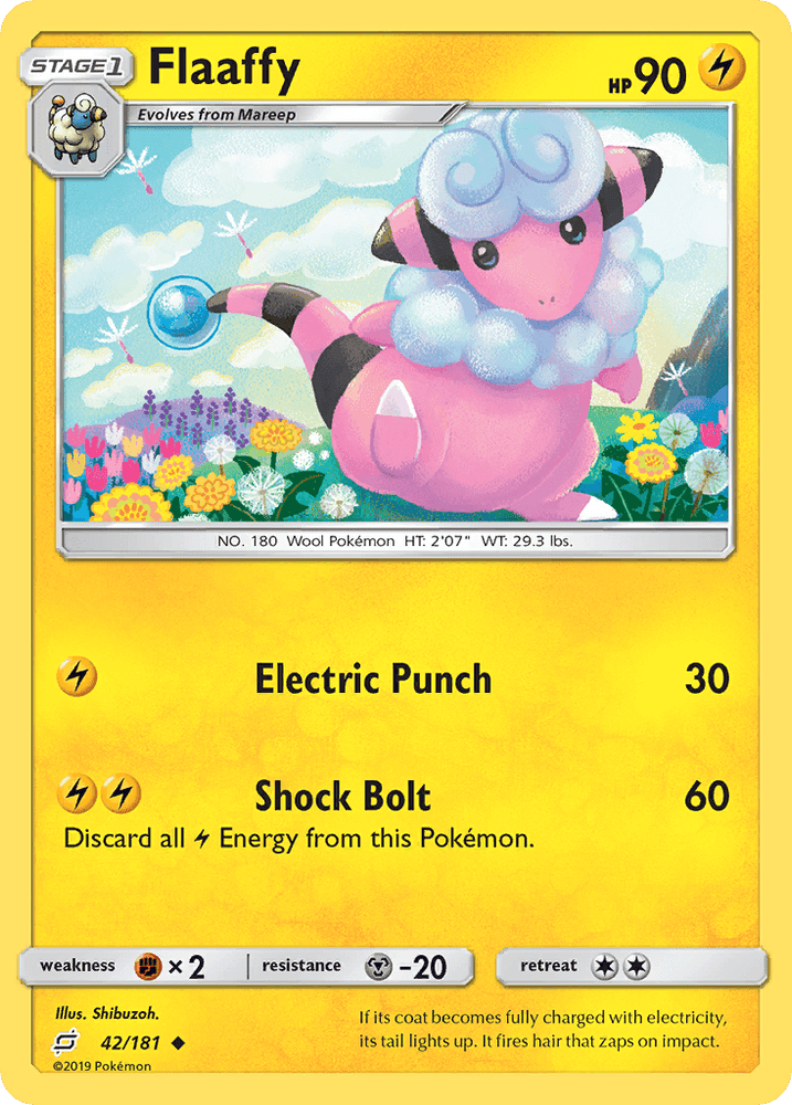 Flaaffy (42/181) [Sun & Moon: Team Up] (Online Only)