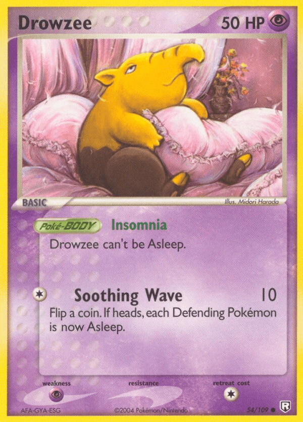 Drowzee (54/109) [EX: Team Rocket Returns] (Online Only)