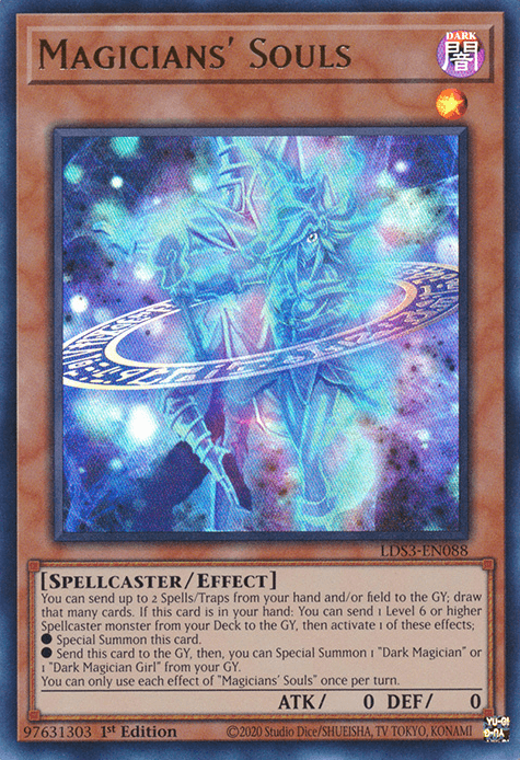 Magicians' Souls [LDS3-EN088] Ultra Rare (ONLINE ORDER ONLY)