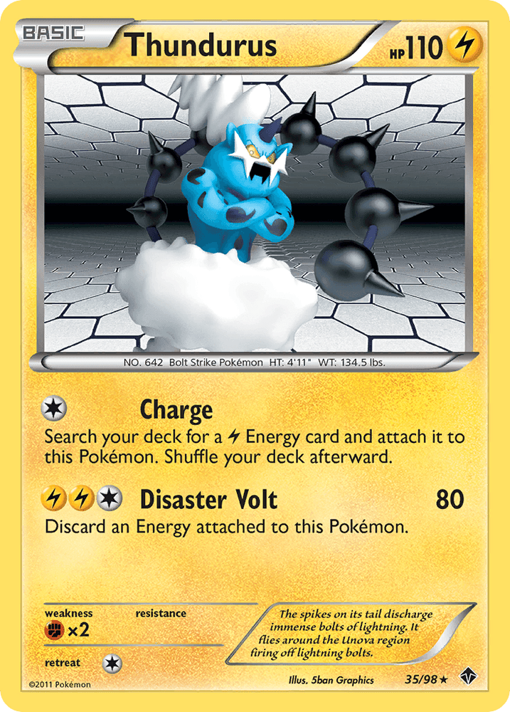 Thundurus (35/98) [Black & White: Emerging Powers] (Online Only)