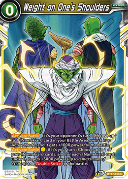 Weight on One's Shoulders (BT17-106) [Ultimate Squad] (ONLINE ORDER ONLY)