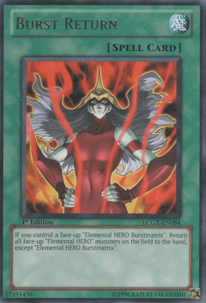 Burst Return [LCGX-EN084] Rare (ONLINE ORDER ONLY)