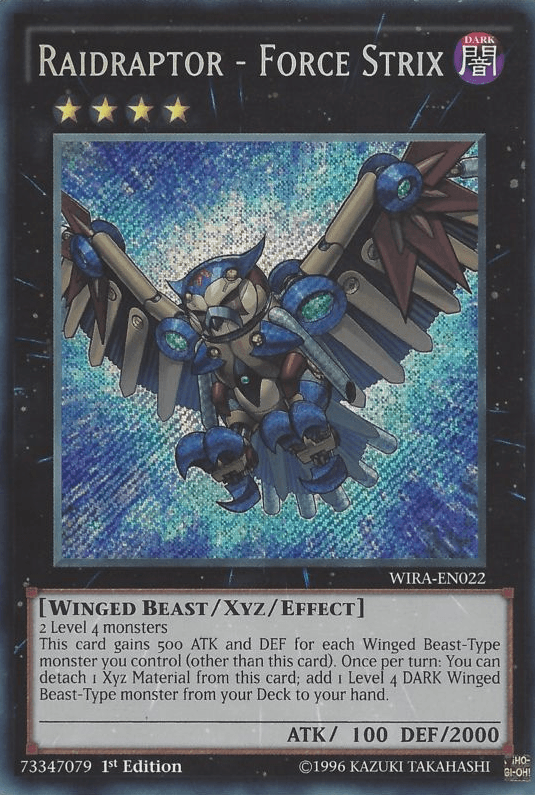 Raidraptor - Force Strix [WIRA-EN022] Secret Rare (ONLINE ORDER ONLY)