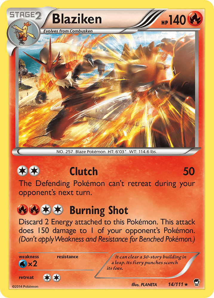 Blaziken (14/111) [XY: Furious Fists] (Online Only)